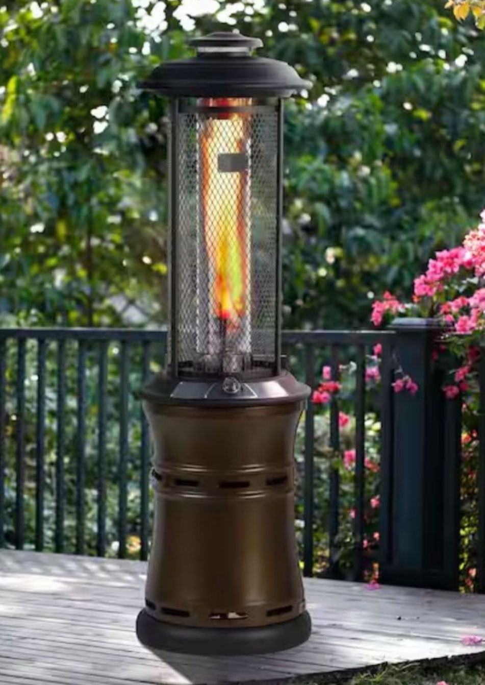 36,000 BTUs Outdoor Gas Patio Heaters Floor Standing, Dancing