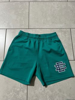 Eric Emanuel EE Teal Green Basic Mesh Shorts Size Small