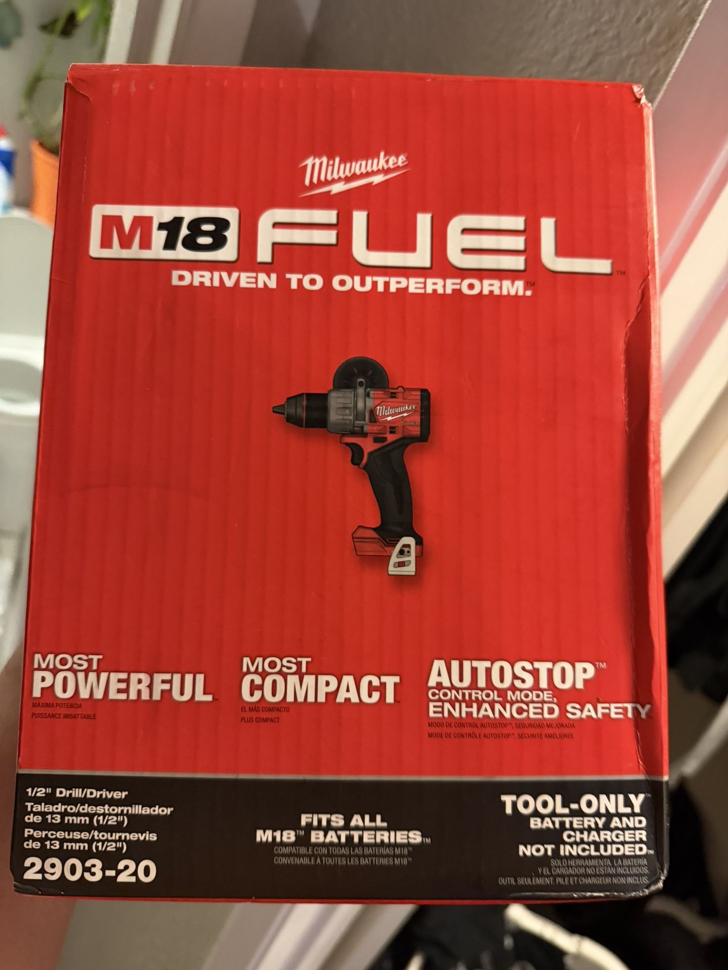 New 1/2” Milwaukee Drill 2903-20