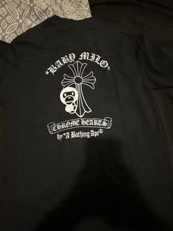 chrome heart bape tee