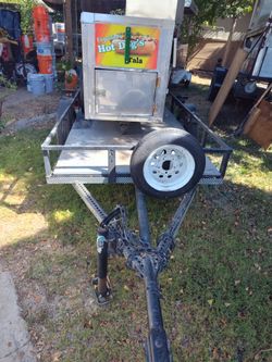 Food trailer hot dogs