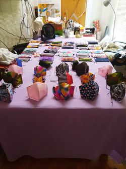 Face Masks with Filter Interfacing