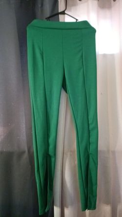 Green lady's pants