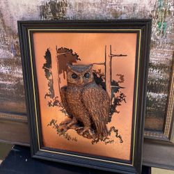 Owl 3-D picture