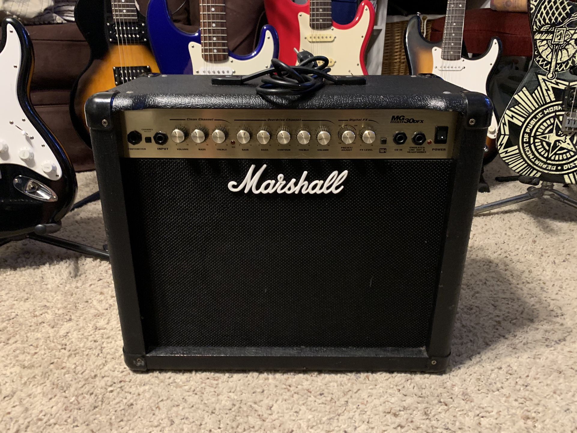 Marshall MG30DFX Combo Electric Guitar Amplifier / Amp - Awesome!
