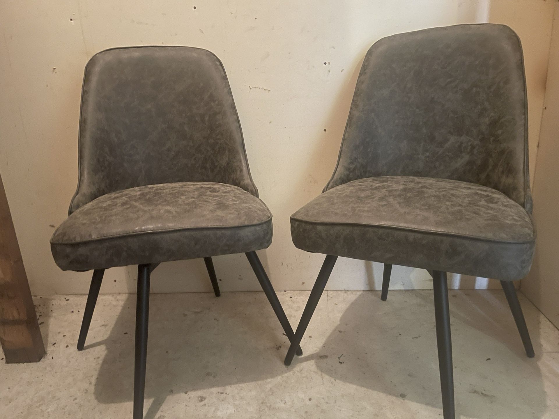 Two Gray Chairs