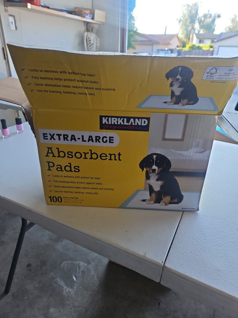 New Extra Large Dog Pads 100 Pack