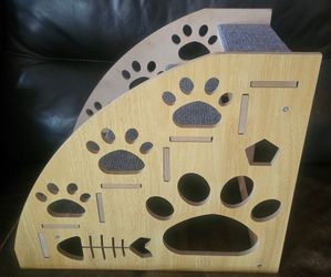 Portable Pet Stairs (4 steps, wood)