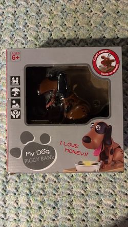 My Dog Piggy Bank Toy Ages 6+