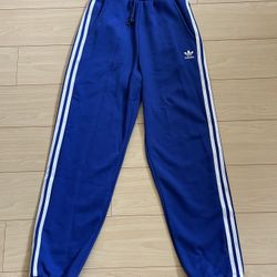 New Women Loose Fit Jogger Pants Blue XS