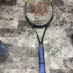 Wilson Blade Tennis Racket With 2 12 Pack Racquetballs