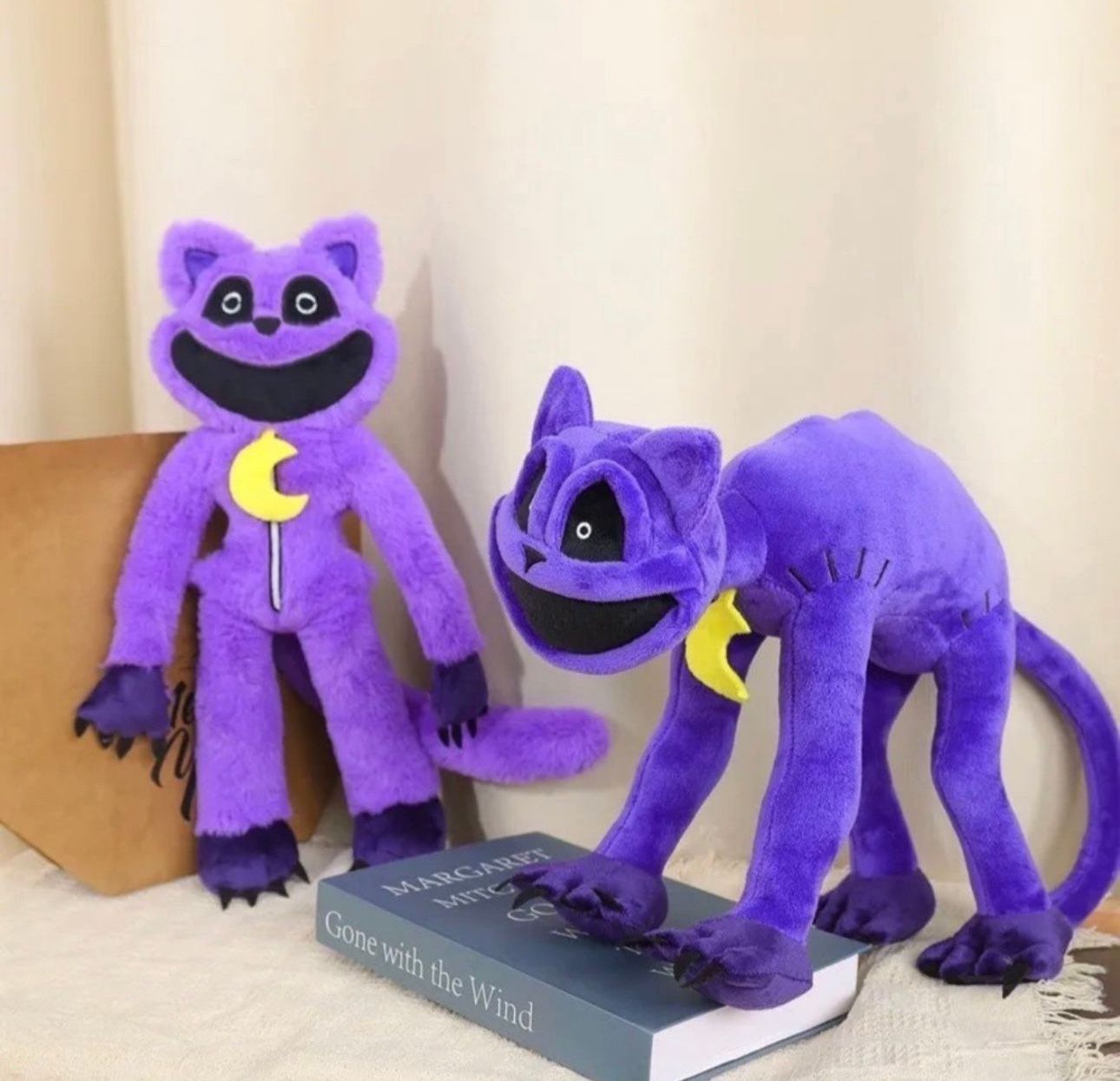 Huggy Wuggy Poppy Playtime Smiling Critters Cat Nap Set 2pcs