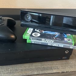 Xbox One with Kinect and games