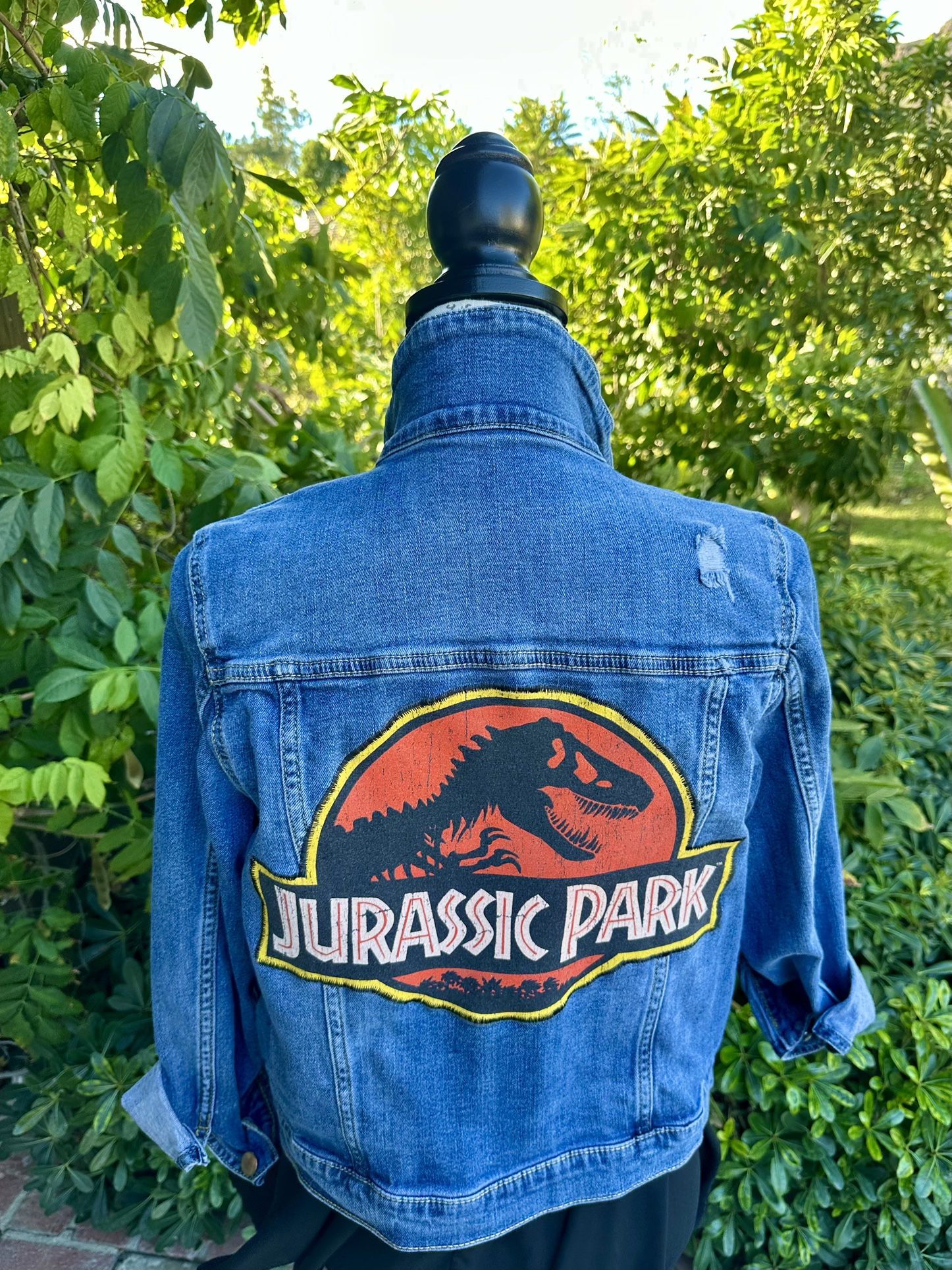 Girl's Jurassic Park Jean Jacket Size 18 Plus