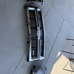 2014-2015 Chevrolet Silverado 1500 LED DRL Headlights And Z71 Grill 