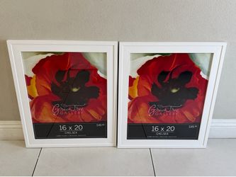 16x20 white picture frames