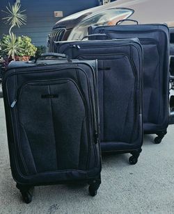 3pc Black Luggage set