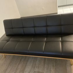 Real Leather Futon