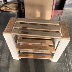 Solid Wood Maple Plant Stand 