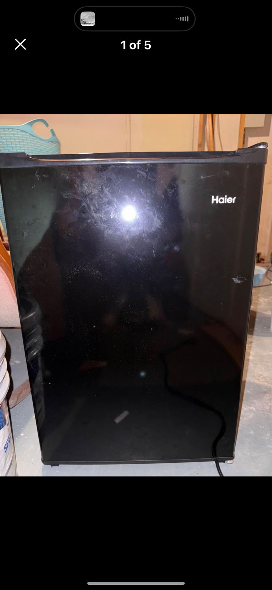 Haier Mini Fridge W Small Freezer