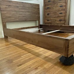 Mcm queen bed frame
