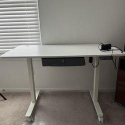 Modern Electric Standing Desk with Drawer , Pristine Condition!