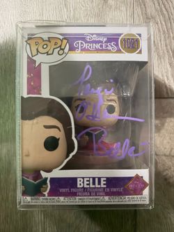 Paige O’Hara signed Beauty and the Beast Belle Funko Pop