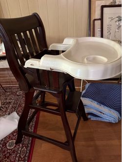 Carter’s wood high chair-FREE
