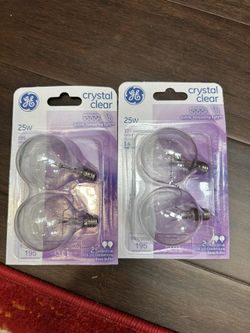 GE crystal clear 25WATT Light Bulb 