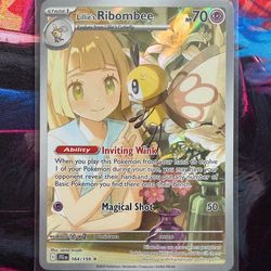 Lillie's Ribombee 164/159 Illustration Rare - Journey Together - Pokemon TCG