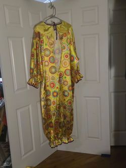 Vintage Rubie's Clown Costume Jumpsuit & Hat Set Adult XL No Flaws