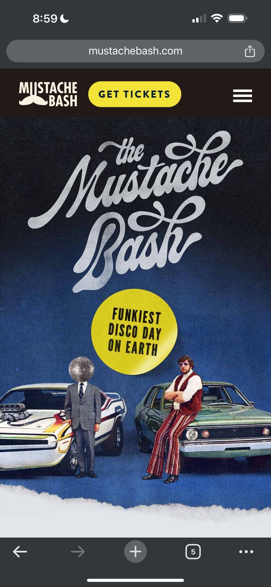 Mustache Bash GA Ticket