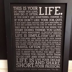 Holstee Manifesto Poster 