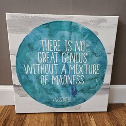 New Canvas Wall Decor Aristotle *Pick-up In Great Bridge *