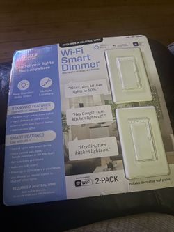 WiFi dimmer switches