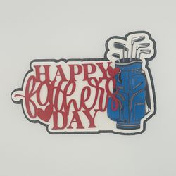 Golf Clubs Father’s Day Cake Toppers 