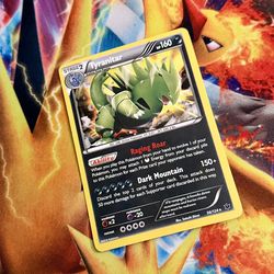 Pokemon Tyranitar Holo Rare XY Fates Collide 56/124 card