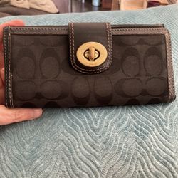 Coach Black Wallet