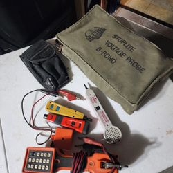 Old-school Phone Lineman equipment