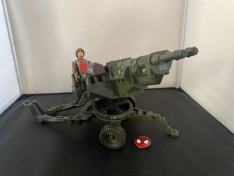 Vintage 1982 GI Joe HAL with 1982 straight arm Grandslam