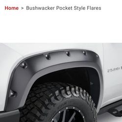 2016-2019 Chevrolet Silverado Pocket Style Fender Flares 
