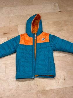 Miami Dolphins puffer size youth large