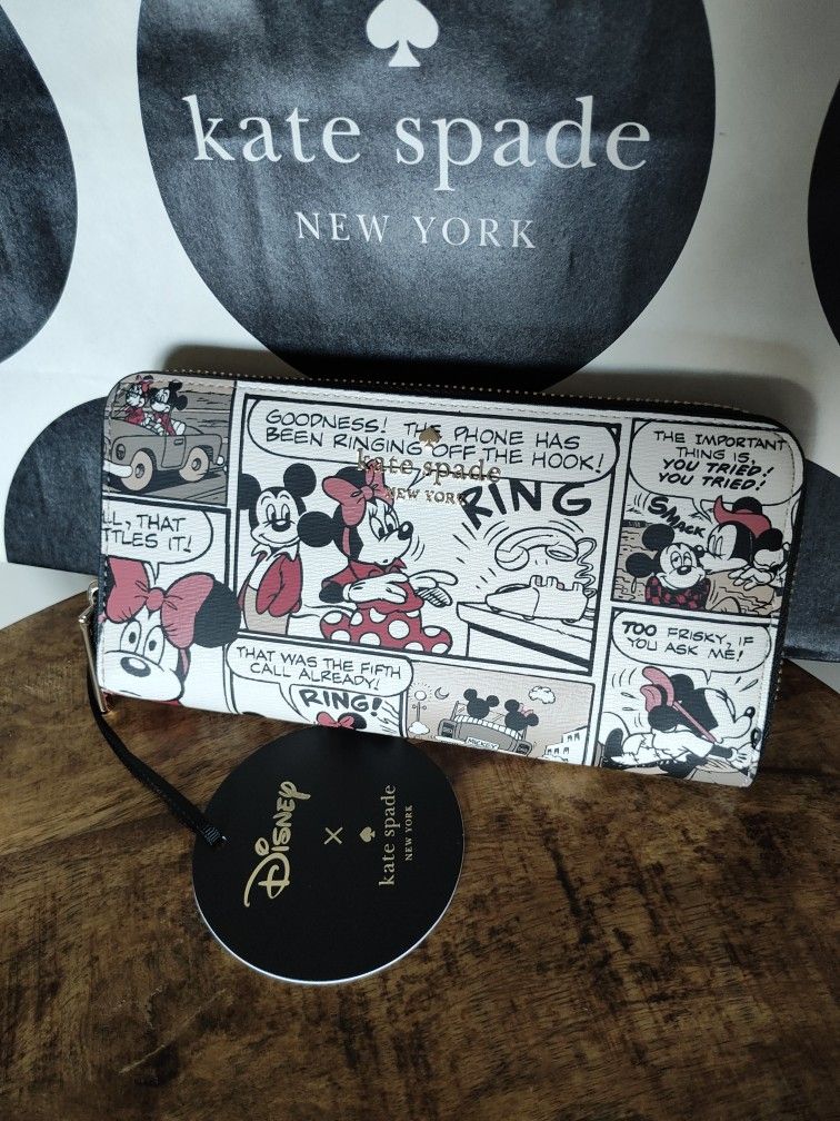 New Kate Spade Minnie Mouse Wallet 