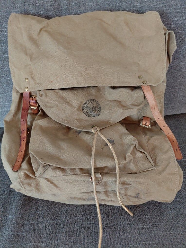 Vintage Boy Scout Yucca Backpack