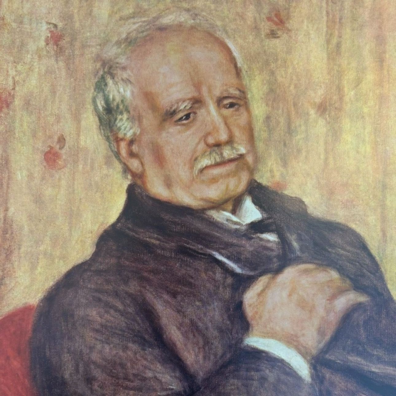 PAUL DURÁND RUEL 1910 Pierre Auguste Renoir Fine Art Print 50’s Vintage Original Yugoslavia Printed Antique Collectible Impressionist Artist Ephemera
