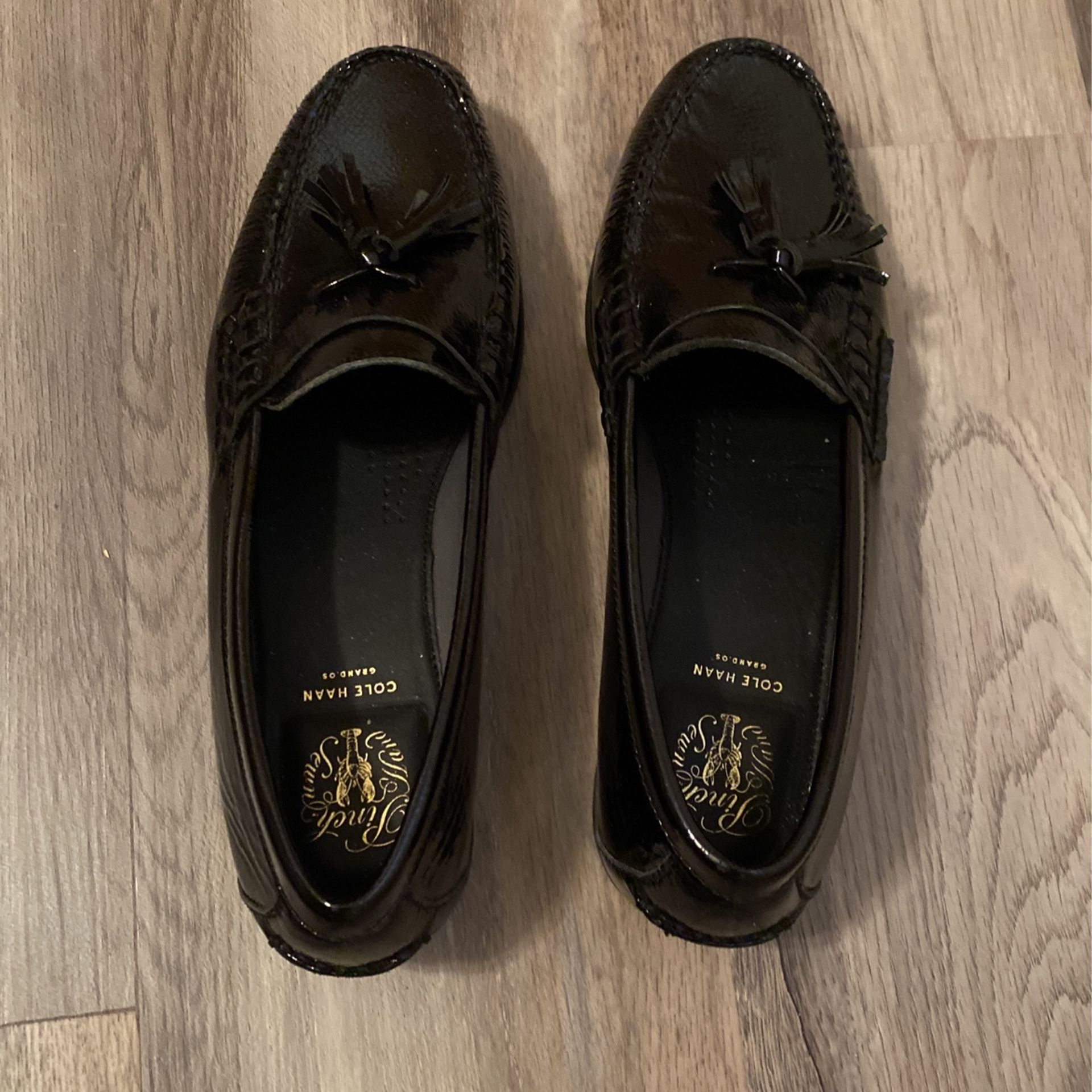Patent Leather Cole Haan Tassel Loafers