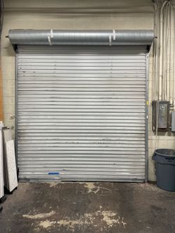 10X10 metal sheet roll up door