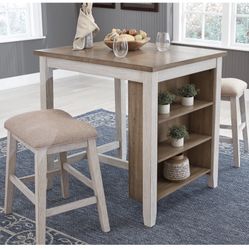Brand New Ashley’s Table And 2 Stools 