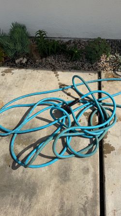 50ft Aquajoe Garden Hose and Husky Watering Head