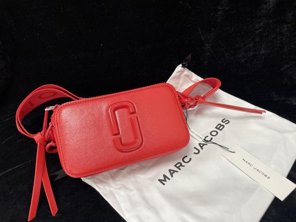 Marc Jacobs Snapshot Crossbody Bag Sandcastle Geranium